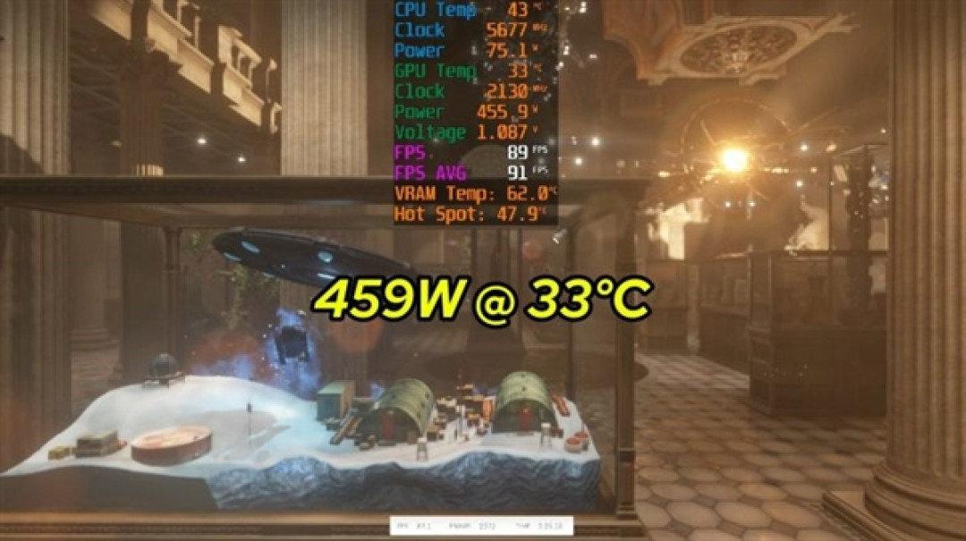 空调冷凝器魔改水冷!RTX 3080热点直降37℃:功耗飙到459W