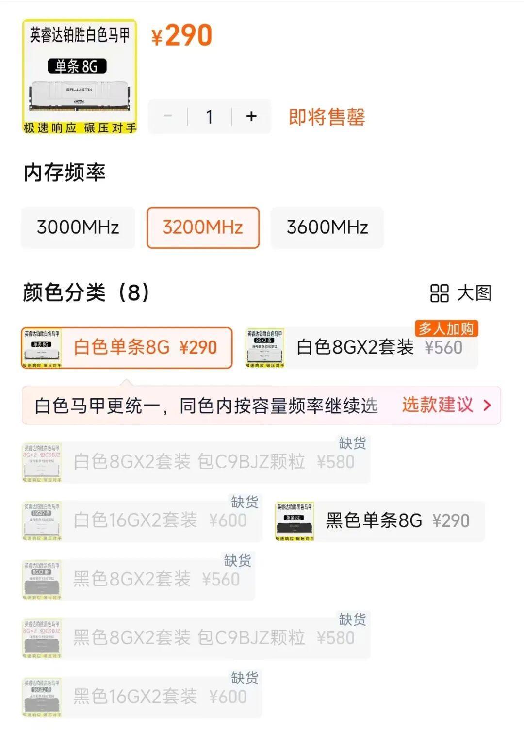 DDR5环比又涨62%,老DDR4反倒超车了——双11装机你站哪边?