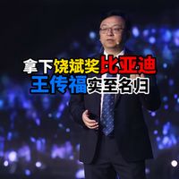 拿下饶斌奖比亚迪王传福实至名归