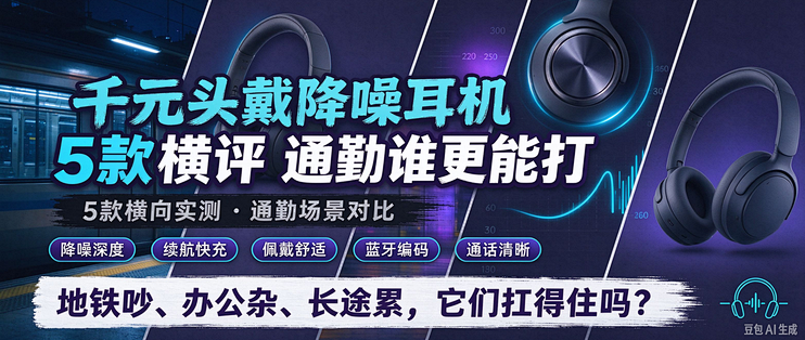 千元内头戴降噪耳机能不能接近Sony XM5？5款主流机型比一比