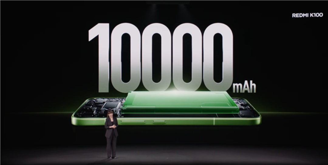 国补价2549元起!REDMI K100正式开售:小米首款10000mAh超大电池手机