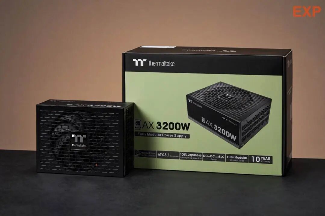TT AX3200W电源评测：3200W铂金能效，高性价比超大功率重磅新品