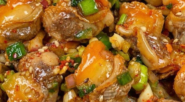凉拌香辣扇贝肉