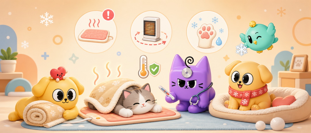 猫在电热毯上