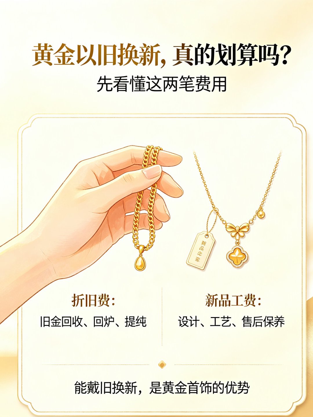 黄金以旧换新怕越换越少克|先分清克换克和一口价,新规后到店先问这3句
