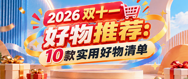 2026双十一好物推荐：10款实用好物清单