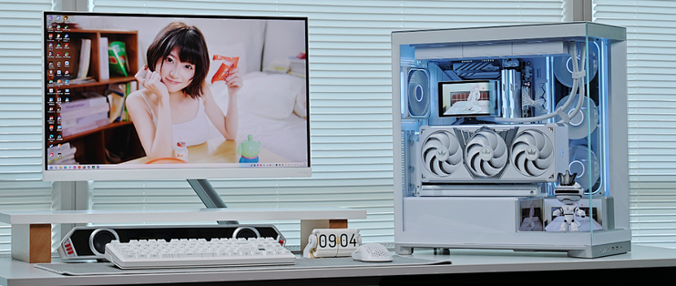 RTX5080 HOF Extreme+270K+4T+48G，预算3.3W+的全白海景房主机