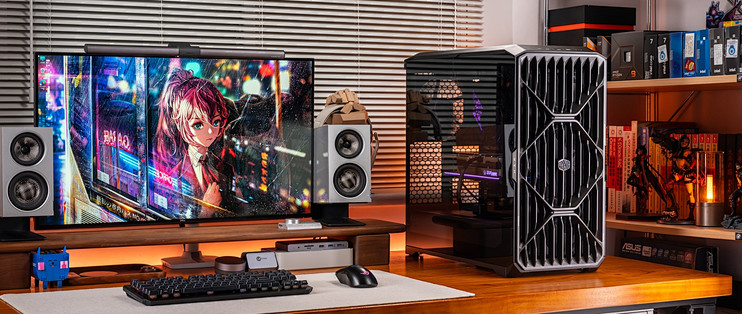 酷冷至尊HAFII500+华硕STRIX X870E-E NEO+索泰RTX5080AMP装机