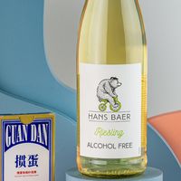 瀚斯小熊莱茵黑森 QBA 无醇雷司令干白,德国原瓶金奖款