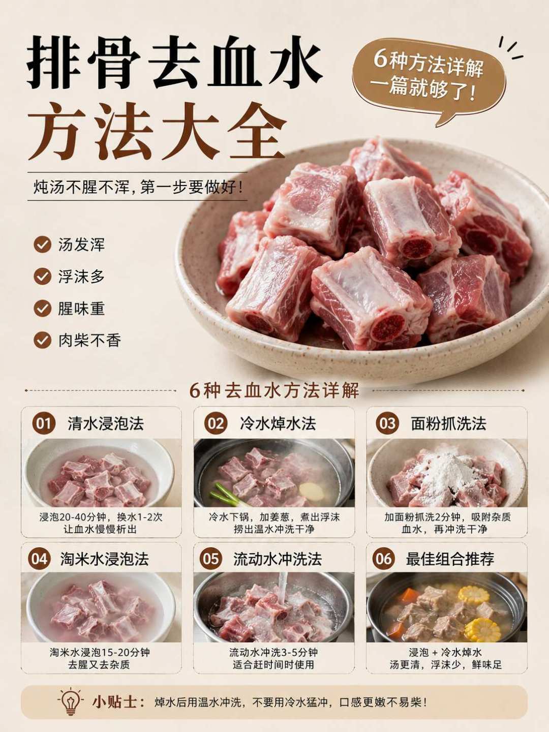 焯了水还是又腥又柴？多数人错在下锅那一刻，不是火候