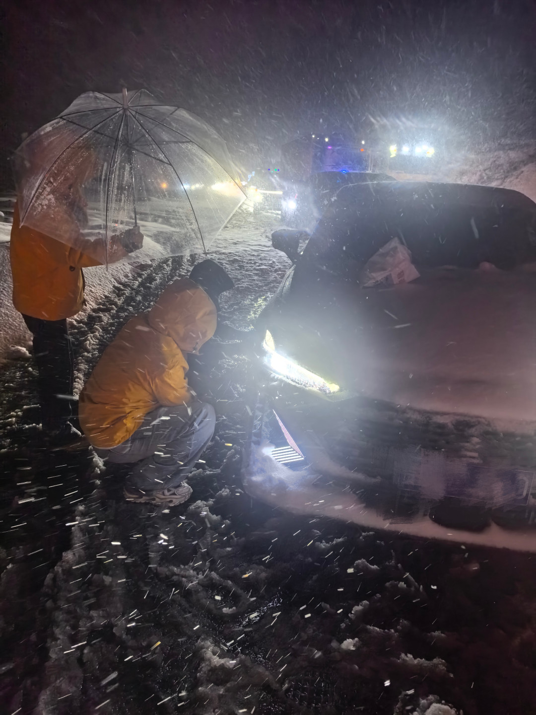 高原第一场大雪已经安排上了，开电车上去前，先把5个数字过一遍