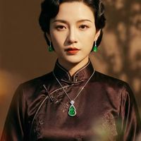 新中式福禄项链|AILEQ 满绿玉髓葫芦太显气质✨