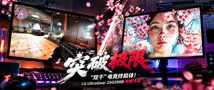 突破极限、“双千”电竞终极体！LG UltraGear 25G590B 深度评测