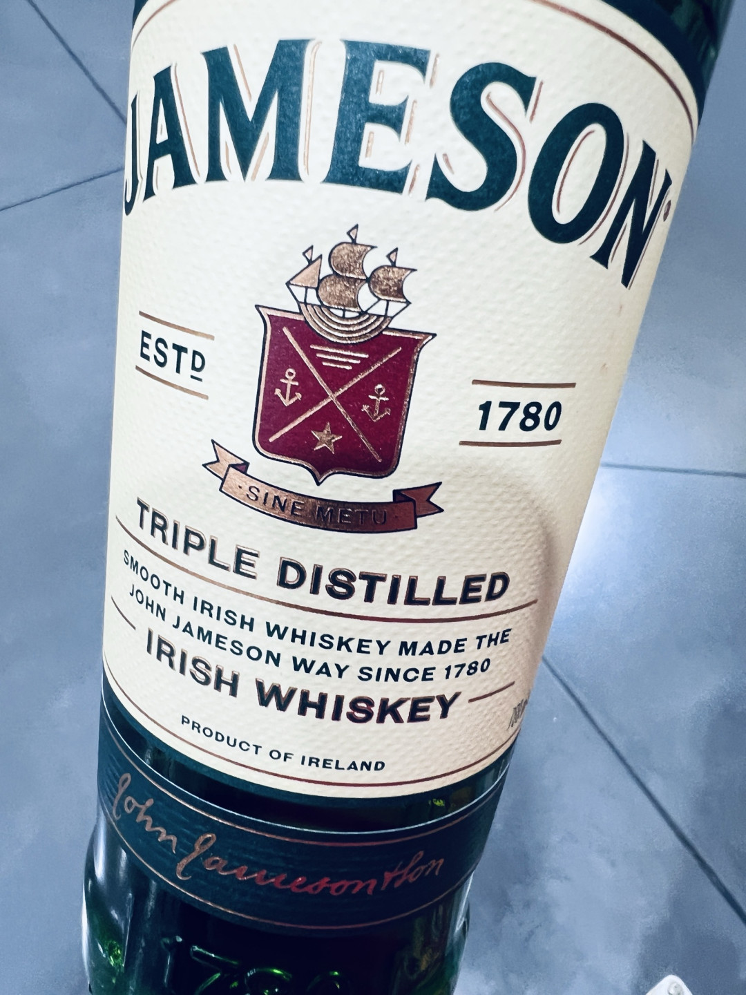 入门级的尊美醇(Jameson)爱尔兰威士忌,618里买一瓶当调酒!