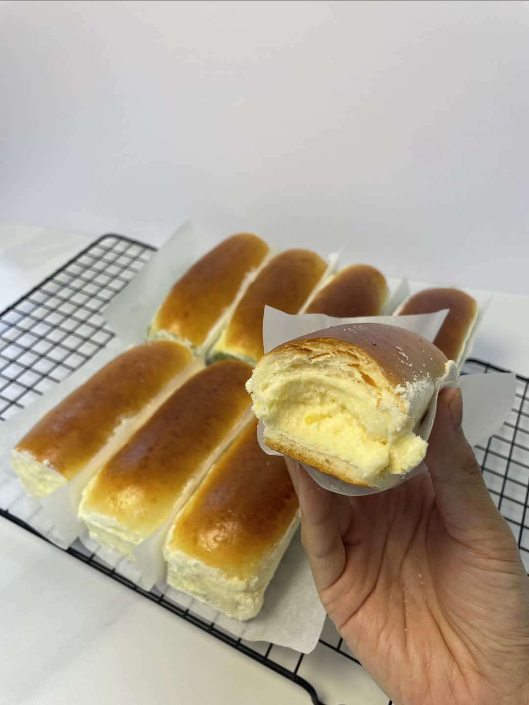 柠檬抹茶乳酪排包