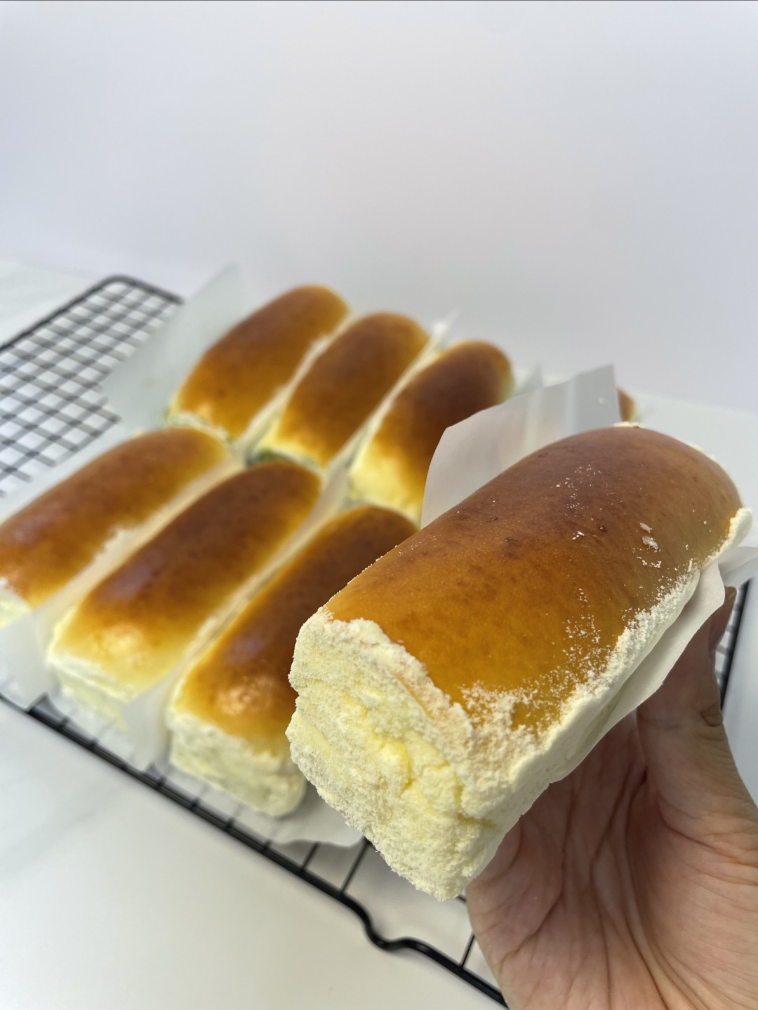 柠檬抹茶乳酪排包