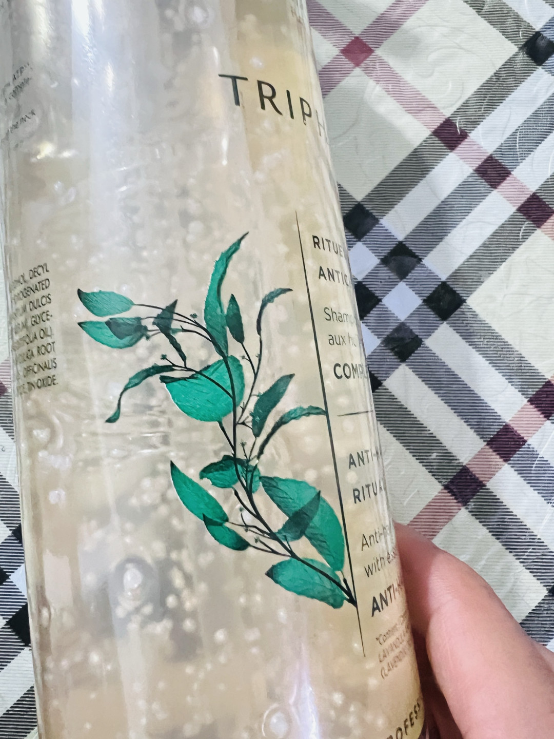 法国专业级防脱馥绿德雅小白珠600ml，让发根在头皮上的洗护利器