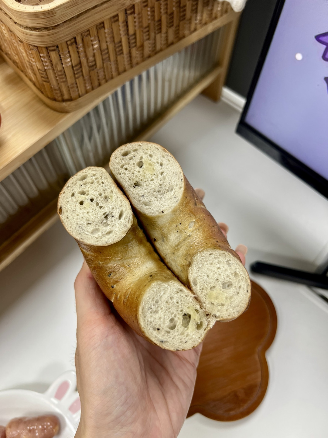 黑松露贝果!也太香了吧~