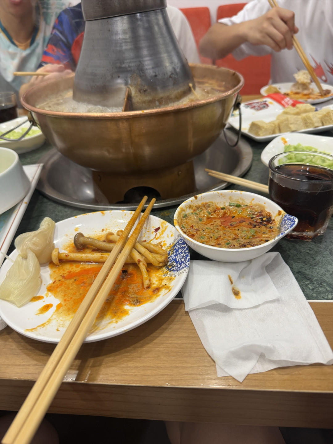 很冷，煮了锅中药