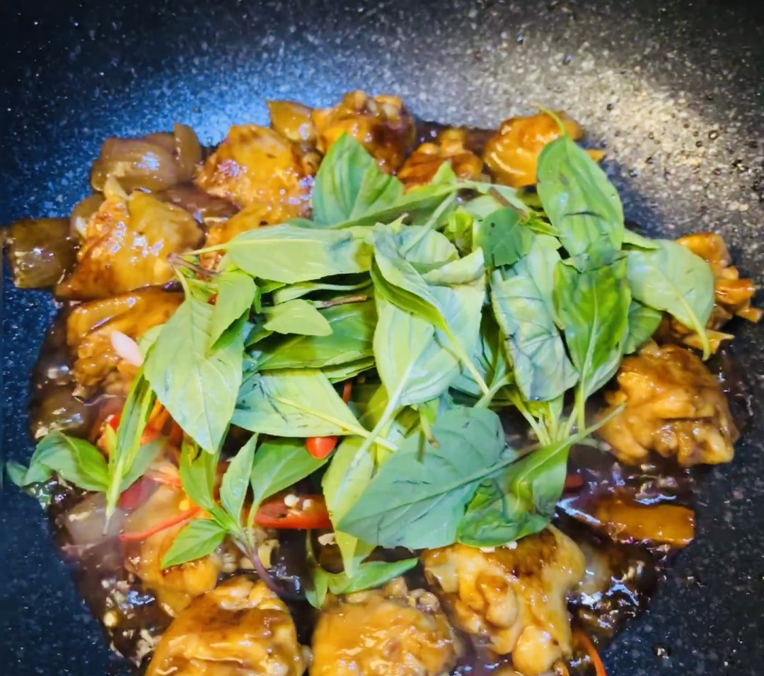 麻油九层塔三杯鸡制作指南
