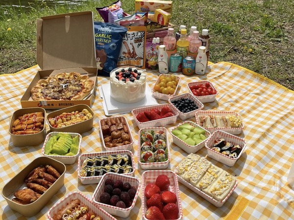 春日野餐：阳光草地的美好时光