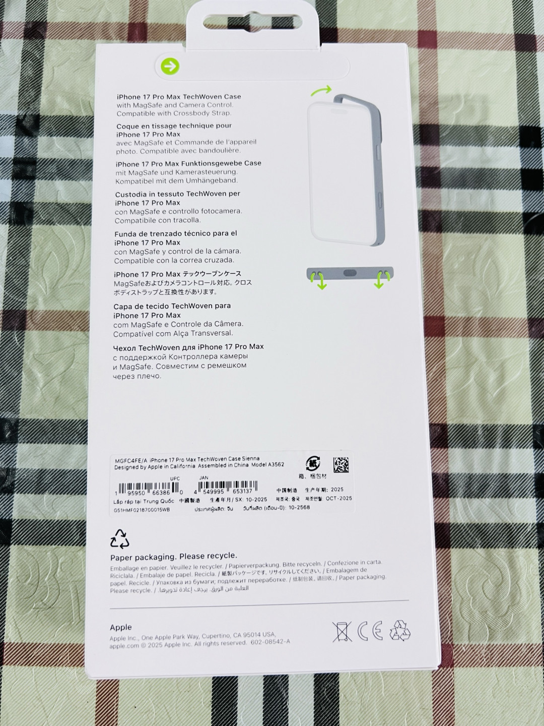 iPhone 17 Pro Max精织斜纹保护壳:闭眼放心入的旗舰机专属守护
