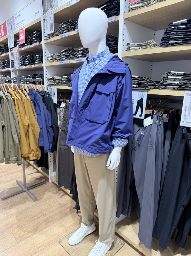 优衣库这套穿搭，好看能装，承包春秋所有场景