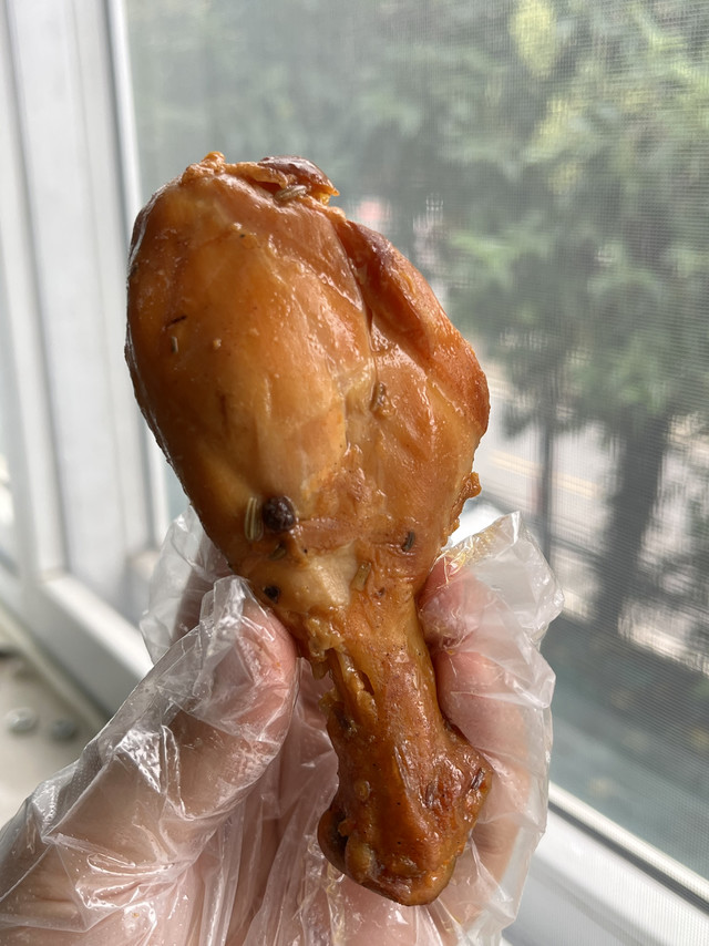 吃够了鸡胸肉的姐妹，一定试试这个去皮大鸡腿！！