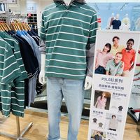 优衣库换季刚需!这件条纹Polo衫闭眼入
