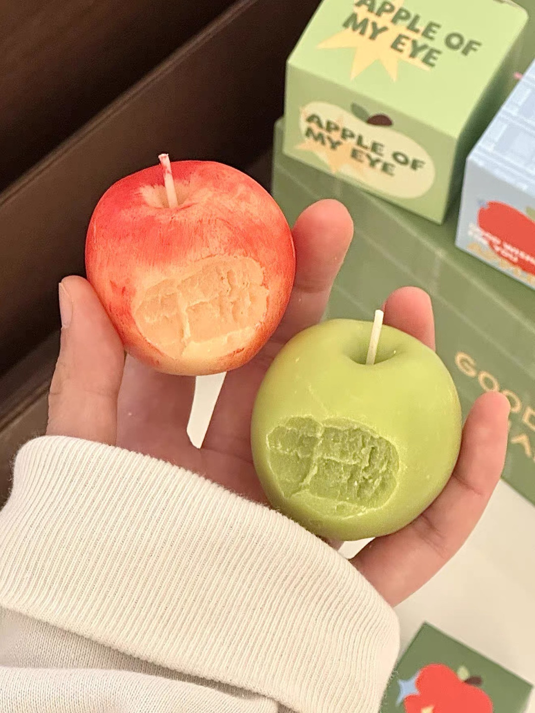 520送礼不纠结🍎这颗“苹果蜡烛”把我的心意都装进去了